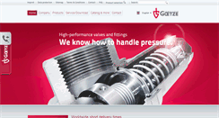 Desktop Screenshot of goetze-armaturen.com